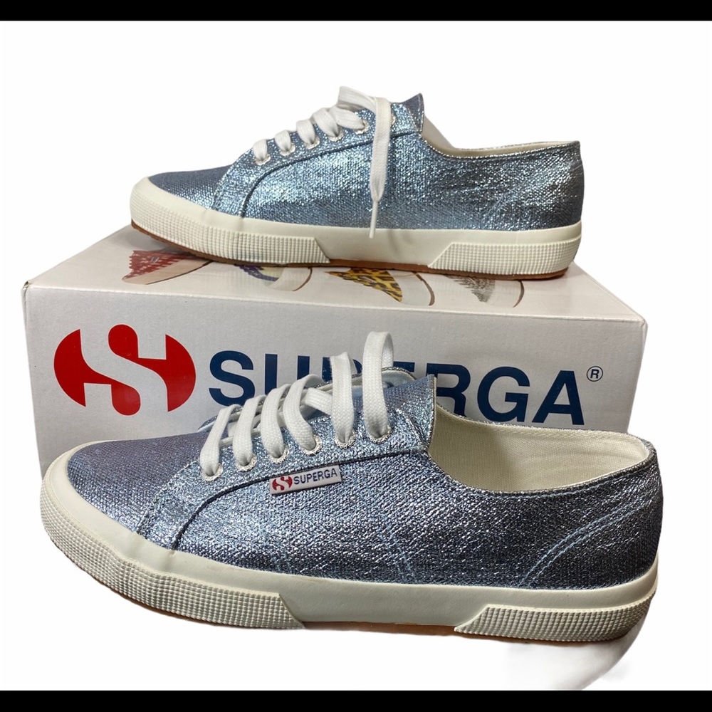Superga Lace Up Sneakers NWB